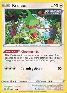 Kecleon Rare Normal SWSH06: Chilling Reign 122/198 NM - Picture 1 of 2