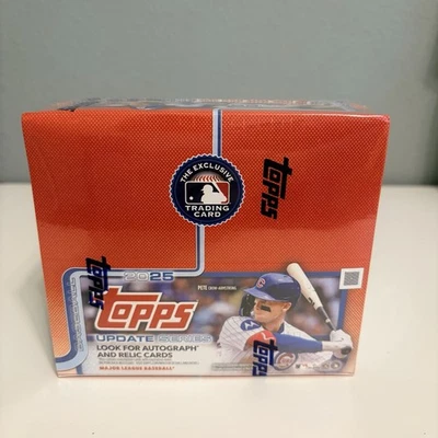 2025 Topps Update Series Baseball Display Box 280 Cards Factory Sealed Free Ship - Image 1 of 4