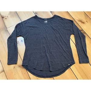 The North Face Women's Classic Fit Grey Long Sleeve T-shirt. Size large.  - Picture 1 of 6