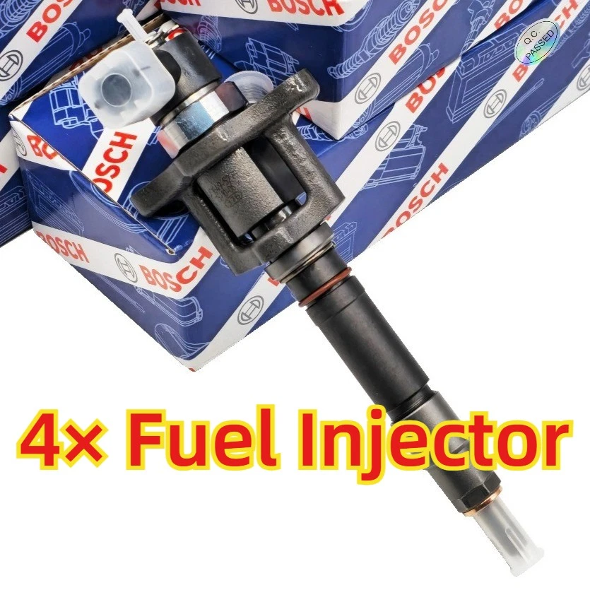 4x New Fuel Injectors 0445120049 For ME223750 Mitsubishi Fuso 4M50 Engine Foto 1 de 4
