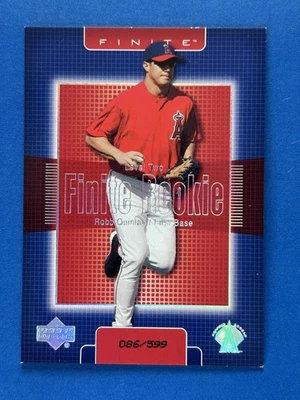2003 Upper Deck Finite #307 Robb Quinlan Anaheim Angels #/599 - Image 1 of 2