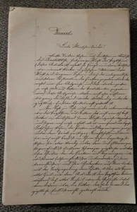 Umfangreiches historisches Buchmanuskript Kirchenkritisch Antichrist 307 Seiten! - Picture 1 of 8