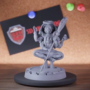Yogi Monk Miniature Guardian Mini Dungeons and Dragons Mini DnD 5e TTRPG - Picture 1 of 8