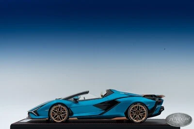 Colección 1/18 MR Lamborghini Sian Roadster Azul Urano 🤝TAMBIÉN ABIERTO PARA COMERCIO🤝 Foto 1 de 4