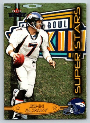 2002 Fleer Throwbacks Super Stars #8 John Elway (ref 220401) - Image 1 of 2