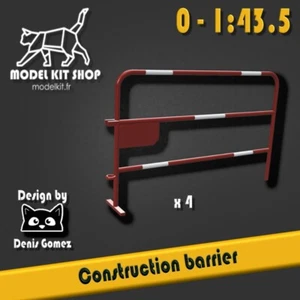 1:43.5 / Scale 0 - Barrière de chantier - Photo 1/2