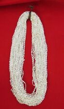 WHOLESALE LOT OF 50 14kt WHITE GOLD PLATED 18 INCH 1MM TWISTED NUGGET CHAINS