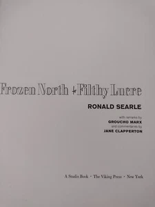 Frozen North to Filthy Lucre, A Studio Book, Ronald Searle, 1964, Vintage Humor - Bild 1 von 6