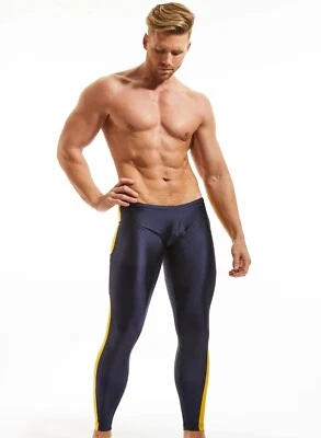 Medias Solaris elásticas N2N Bodywear para hombre, L azul marino dorado nuevas con etiquetas Foto 1 de 3
