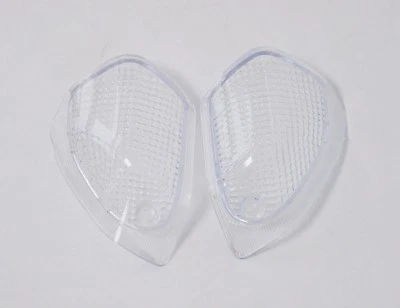 Rear Turn Signal Indicators Lens Fit Kawasaki 93-02 Ninja ZX6 03-05 ZZR600 Clear - Image 1 of 2