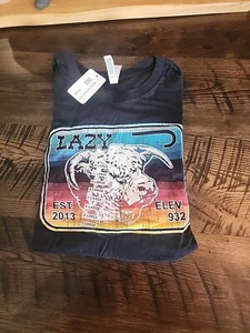 Lazy J Elevation Serape Logo Black Tee - Herren T-Shirt - XL, #226, 227 - Bild 1 von 5