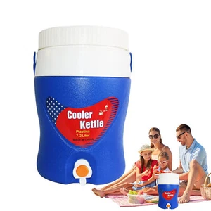 Insulated Water Dispenser Hot And Cold Beverage Dispenser With Spigot 9.9L - Picture 1 of 11