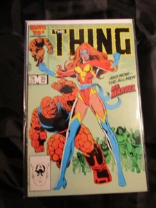 The Thing #35 – Marvel Comics (1986) 1st App Ms. Marvel II Sharon Ventura - Picture 1 of 1