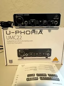 Behringer U-Phoria UMC22 USB Audio Interface - Picture 1 of 3