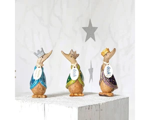 Stunning 3 King DCUK Ornaments, Dinky Ducks £12.99 each or £29.99 for all 3.