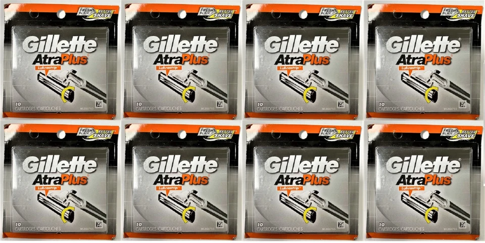Gillette Atra Plus Refill Razor Blade Cartridges, 80 Count (Unboxed) - Image 1 of 1