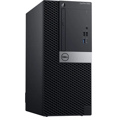 Dell OptiPlex Desktop Mini Tower (Intel i5 8500, 32GB RAM, 256GB PCie SSD + 2TB - Image 1 of 2