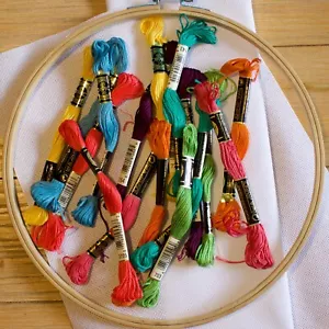 DMC cotton thread - Embroidery craft #3800 - 3889/B5200/BLANC/ECRU - Picture 1 of 1