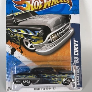 HOT WHEELS CUSTOM '53 CHEVY 1/10 FLOTA TÉRMICA 2011 SERIE K-MART Negro K2 - Imagen 1 de 11