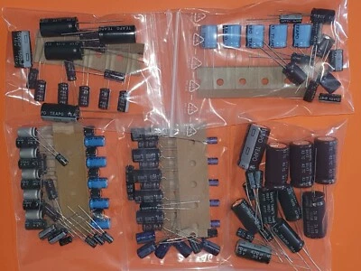 MARKENLOS Elko Sortiment 2,2µF - 1500µF Gesamt 100 Stück in 20 Werten