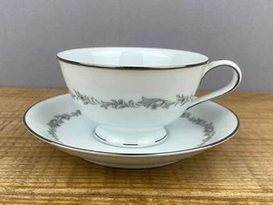 4 Noritake Crestmont Teetassen mit Untertassen - Bild 1 von 10