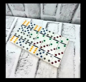 NEW Classic Games Deluxe Double Dot Dominoes - Picture 1 of 7