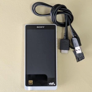 Very Good SONY Hi-Res walkman NW-ZX1 128GB Silver player MP3 - Picture 1 of 14
