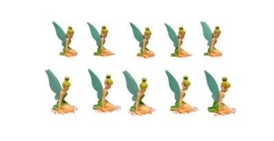 Disney Динь-Динь набор из 10 новый торт topper вечеринки пользу лакомство сумка наполнитель - Изображение 1 из 4