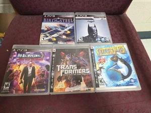 PS3 Lot (5) ~ Transformers: Revenge Of The Fallen, Birds Of Steel, Surf's Up ++ CIB - Bild 1 von 16