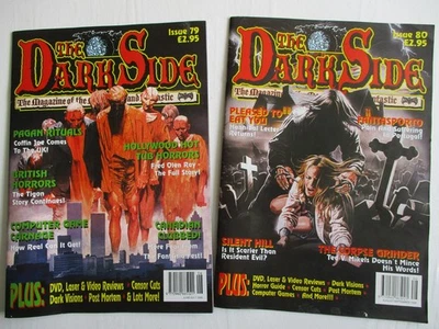 THE DARK SIDE magazine issue 79 , 80 horror film monster collectors - Image 1 of 2