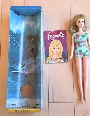 MUÑECA BARBIE COUSIN FRANCIE ORIGINAL DE MATTEL 1965 DE COLECCIÓN Caja Original Foto 1 de 4