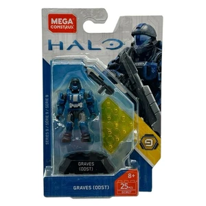 Mega Bloks Construx Halo Heroes Series 9 UNSC Spartan ODST Graves Figure GCM27 - Picture 1 of 6