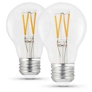 Feit Electric LED A19 Medium 40W 450 Lumen 2700K Soft White Dimmable | 2-Pack - Picture 1 of 8