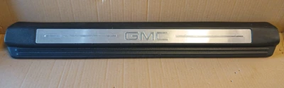 GMC Canyon 2006-2012 umbral de puerta rasguño placa escalón panel de ajuste OEM 15837318 LH negro Foto 1 de 4