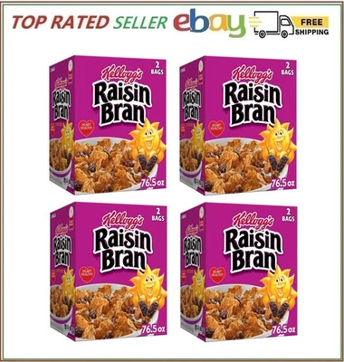 Raisin Bran Cereal, 76.5 oz. 4 Pack - Image 1 of 4