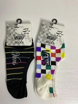 Vans off the wall Women's 2-pairs Classic Super No Show Canoodle Socks Size 7-10 - Image 1 of 4