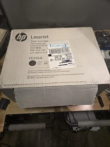 Brand New HP Laserjet CE255JC Black High Yield Toner Cartridge Genuine - Picture 1 of 6
