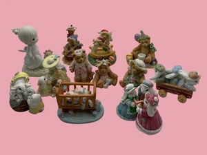 Lot of 12 Cherished Teddies Collection: Holiday & Birthday Bear Figurines & More - Picture 1 of 21