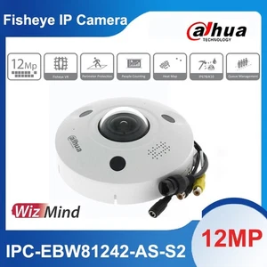 Dahua 12MP Fisheye Camera IPC-EBW81242-AS-S2 IP IR Smart Detection IP67 IK10 - Picture 1 of 13