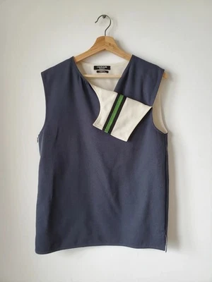 NWOT Calvin Klein 205W39NYC x Raf Simons Fold Flap Top Vest 6/42 Made in Italy  - Image 1 of 4