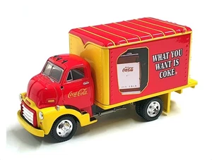 Matchbox 12cm Long YYM96504 - 1948 GMC COE Truck Coca Cola - Red/Yellow - Picture 1 of 6