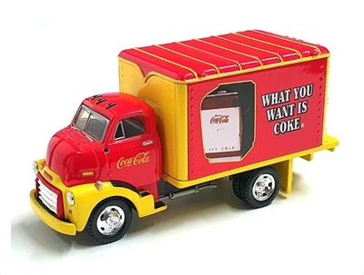 Matchbox 12cm Long YYM96504 - 1948 GMC COE Truck Coca Cola - Red/Yellow - Image 1 of 4
