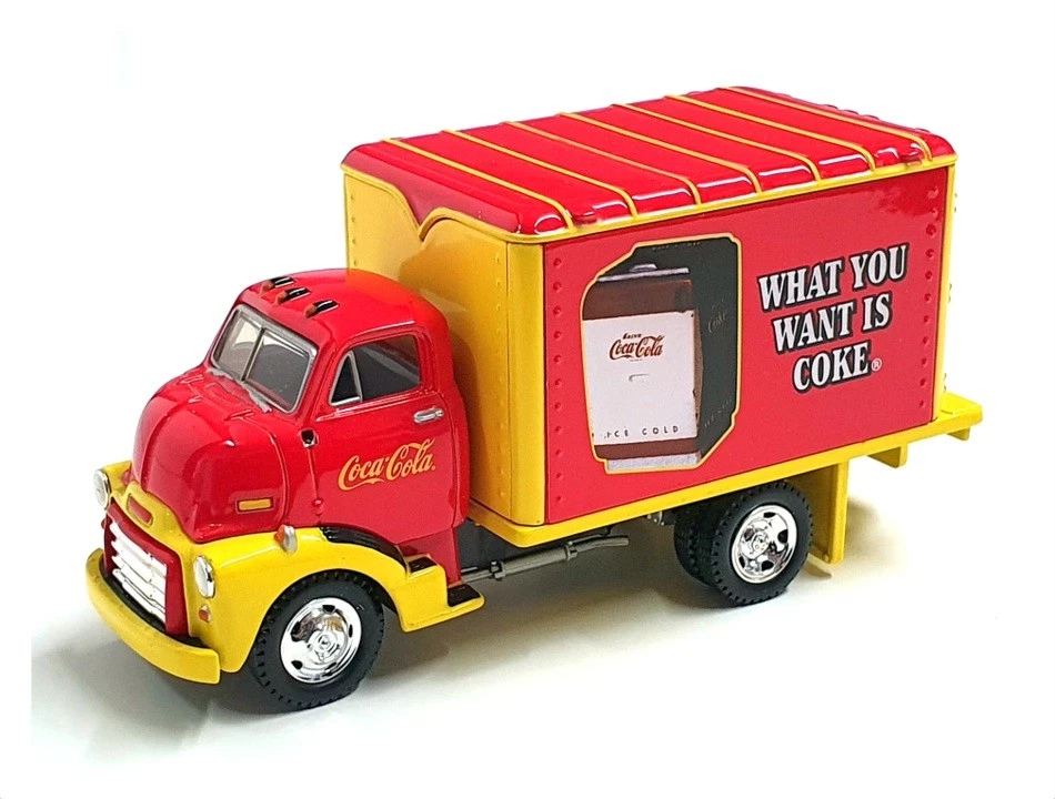 Matchbox 12cm Long YYM96504 - 1948 GMC COE Truck Coca Cola - Red/Yellow - Image 1 of 4