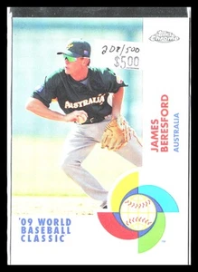 James Beresford 2009 Topps Chrome #W48    Australia - Picture 1 of 2