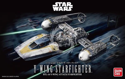 Y-Wing Starfighter - Revell Bandai 1209 skala 1/72 Star wars - Immagine 1 di 4