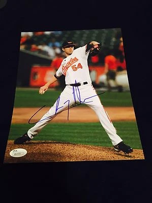 Chris Tillman Autographed Baltimore Orioles 8x10 Photo/ JSA - Image 1 of 2