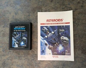 Asteroids (Atari 2600, 1981) Vintage Video Game With Manual CX2649 - Picture 1 of 6