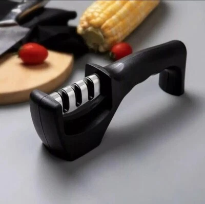 Afilador de cuchillos 3 etapas cerámica diseño de afilado grueso y fino  Foto 1 de 4