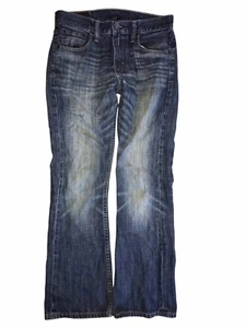 Levis 527 Jeans Mens 30x30 Boot Cut Dark Wash Denim Cotton Comfort Streetwear C2 - Picture 1 of 5