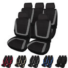 Universal Fit Cloth Car Seat Cover Full Set Cushion Protect For 2 Or 5 Or 7 Seat